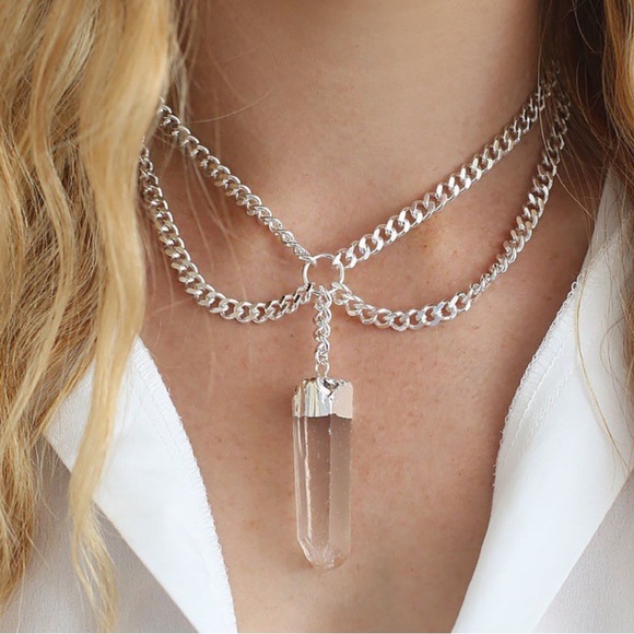 Beginning Boutique Jewelry - Crystal Drop Necklace